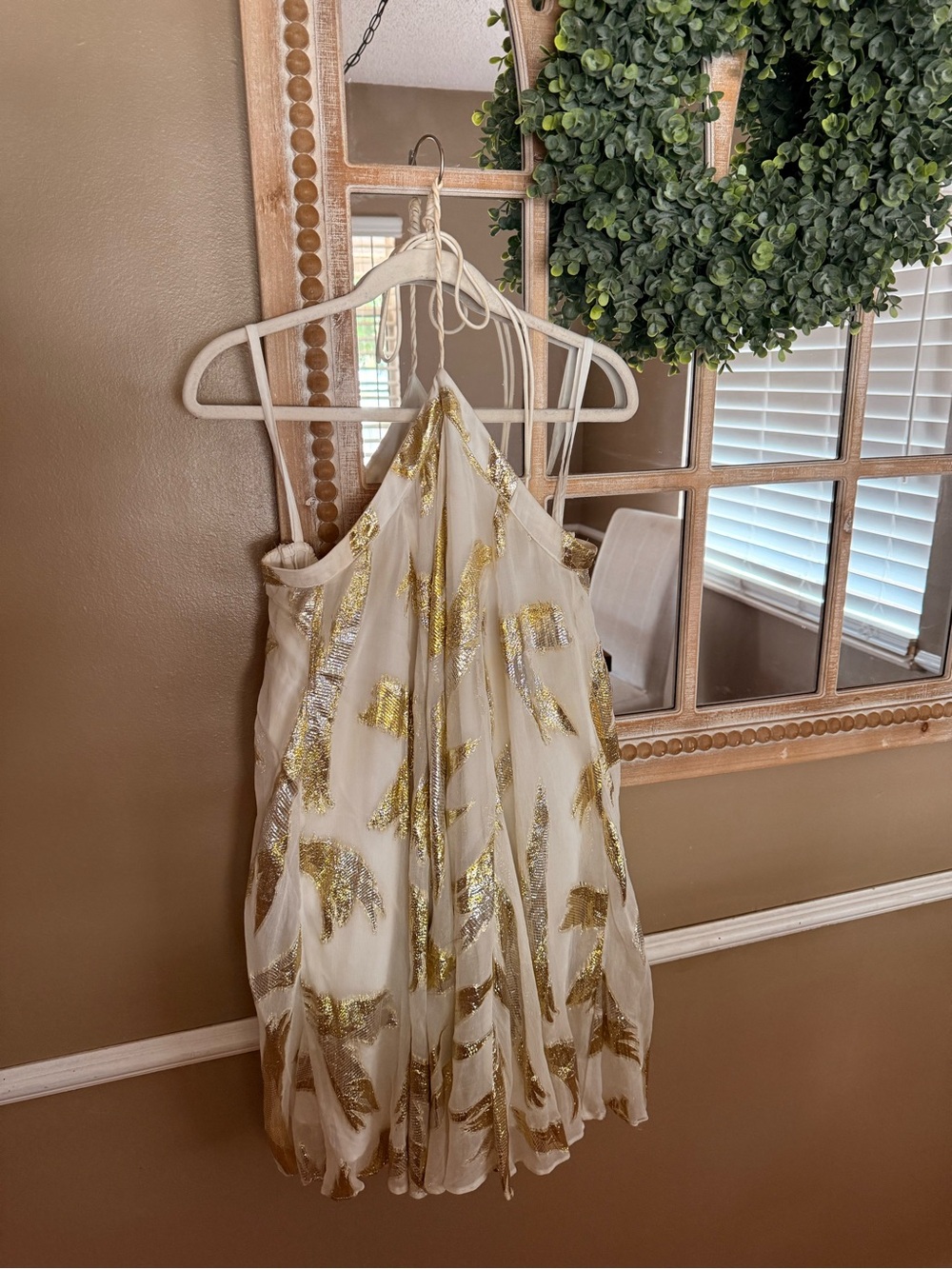 Anthropologie Pinnacle by Shruti Sancheti Halter Swing Mini Dress